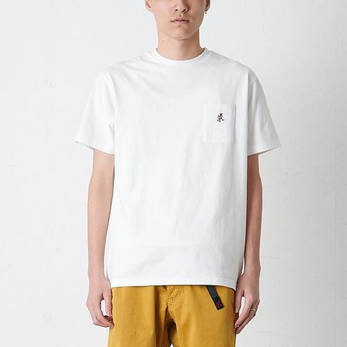 Gramicci One Point Pocket T-Shirt White
